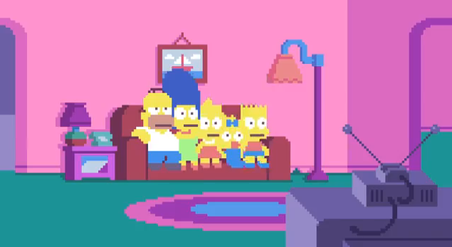 The Simpsons Pixels