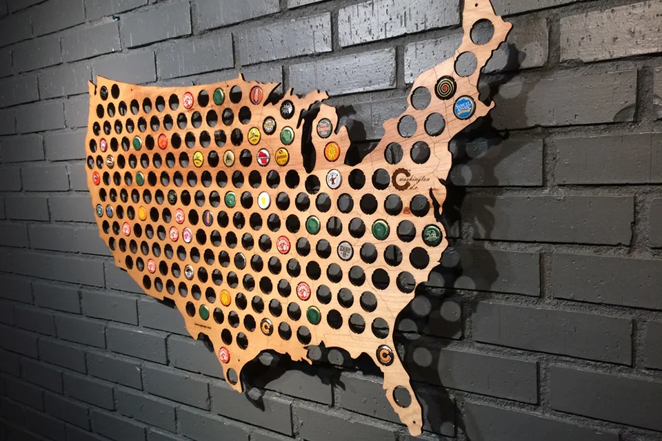 Beer Cap Maps