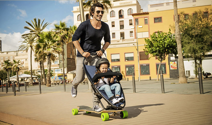 Longboard Stroller