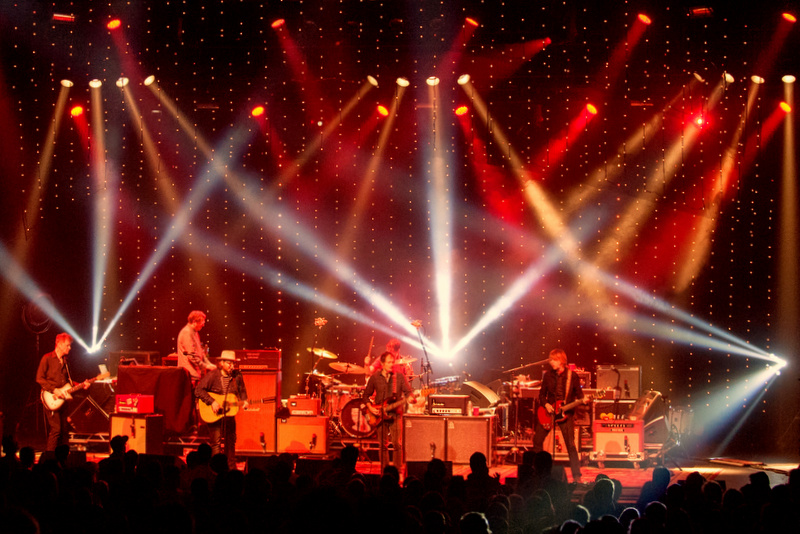  Wilco - Star Wars Tour; Photo: Andrew Blackstein; Lighting Design: Jeremy Roth 