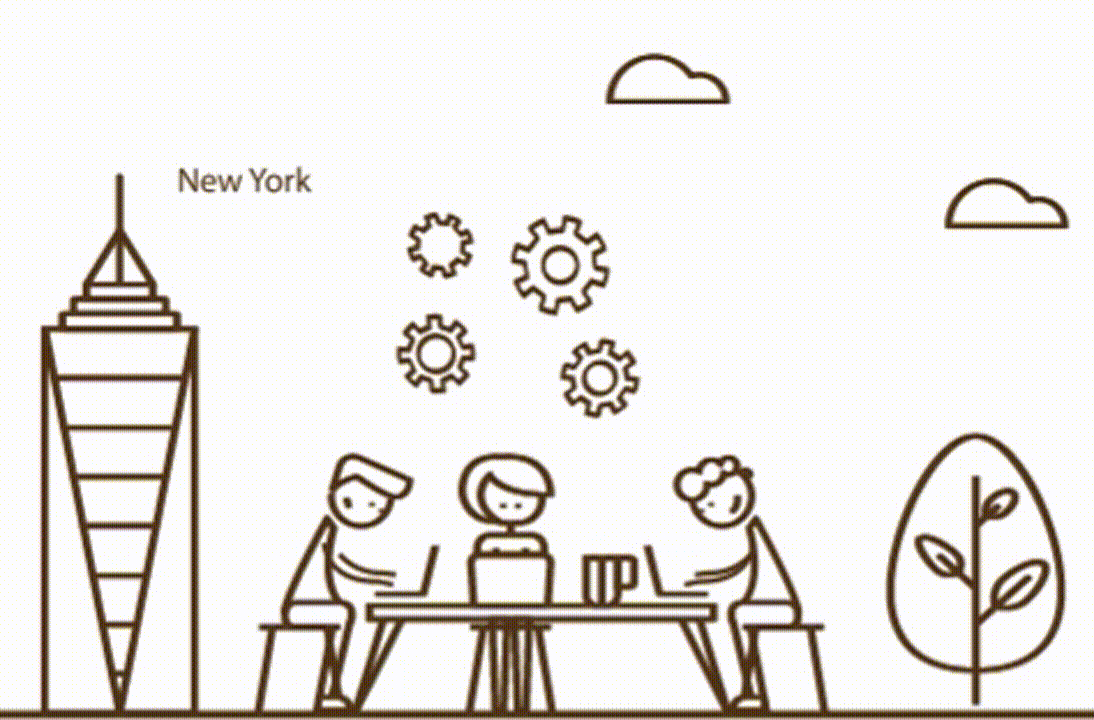 Coworking Illustration