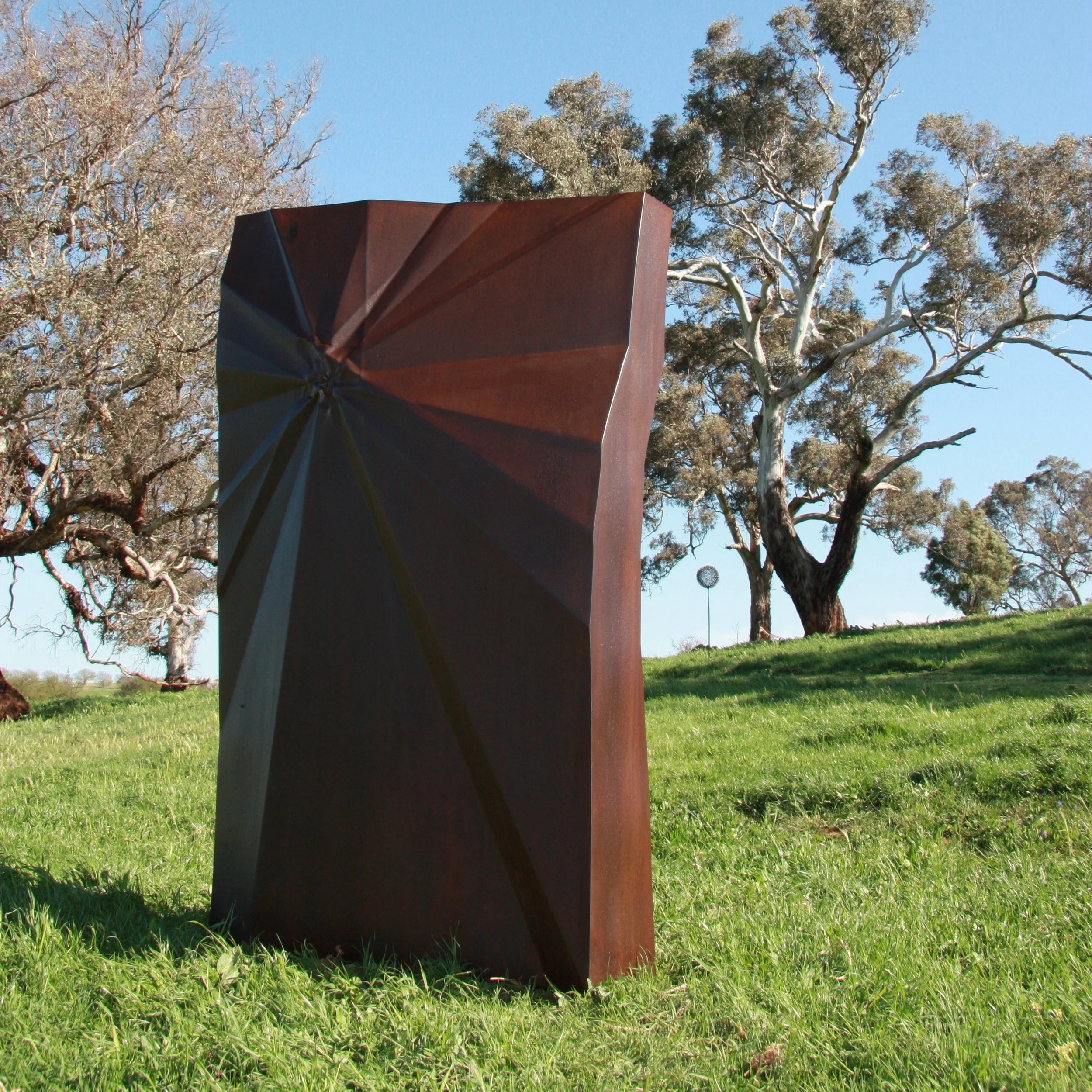 Scultpure in the Paddock - Fracture Point.JPG