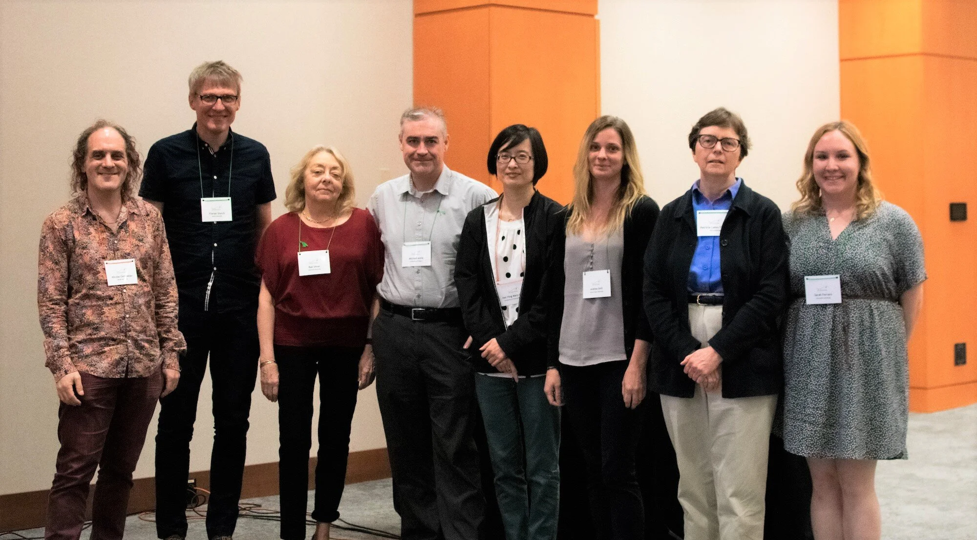 The new CSC Board of Directors. From left to right: Nicolas Cermakian, Florian Storch, Rae Silver, Michael Antle, Mary Cheng, Andrea Smit, Patricia Lakin-Thomas, Sarah Ferraro.