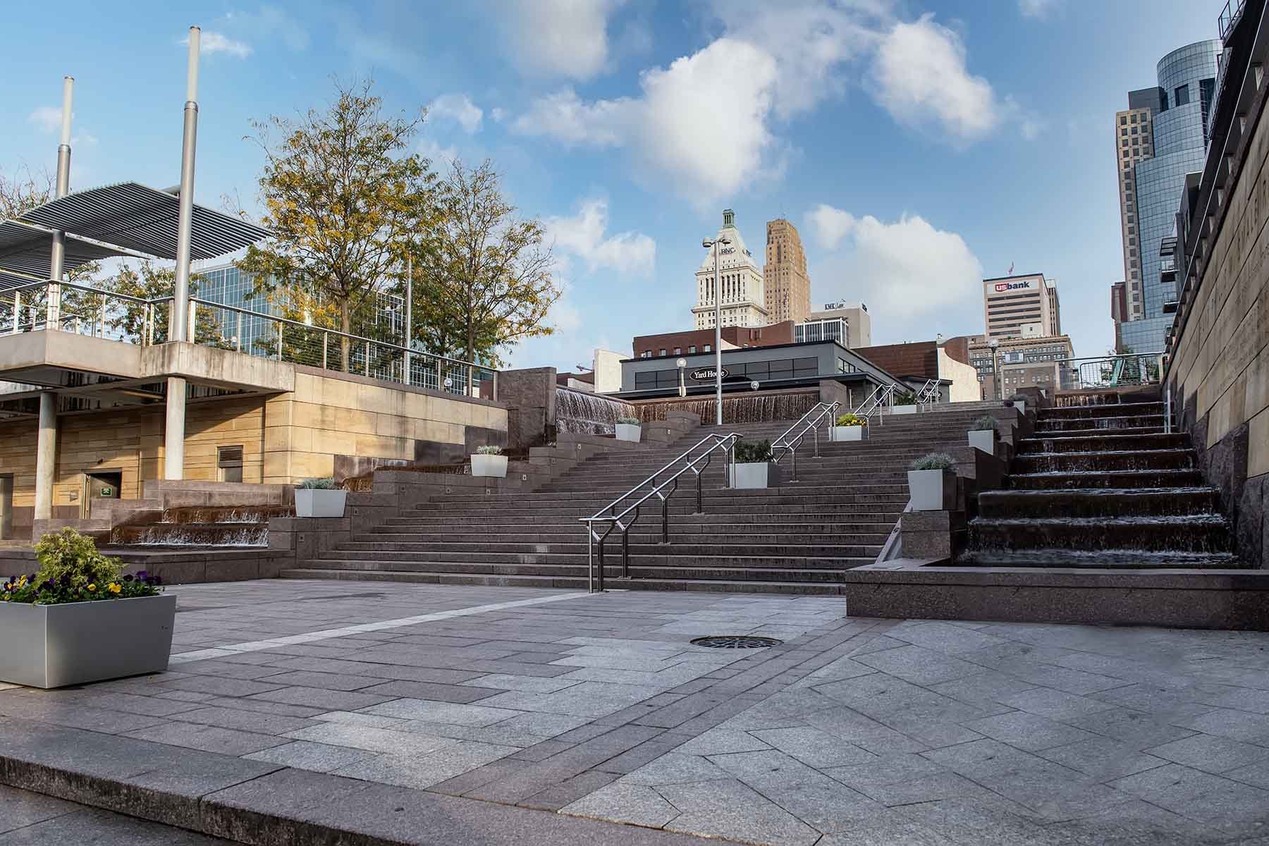 Cincinnati ohio, stairs in Cincinnati