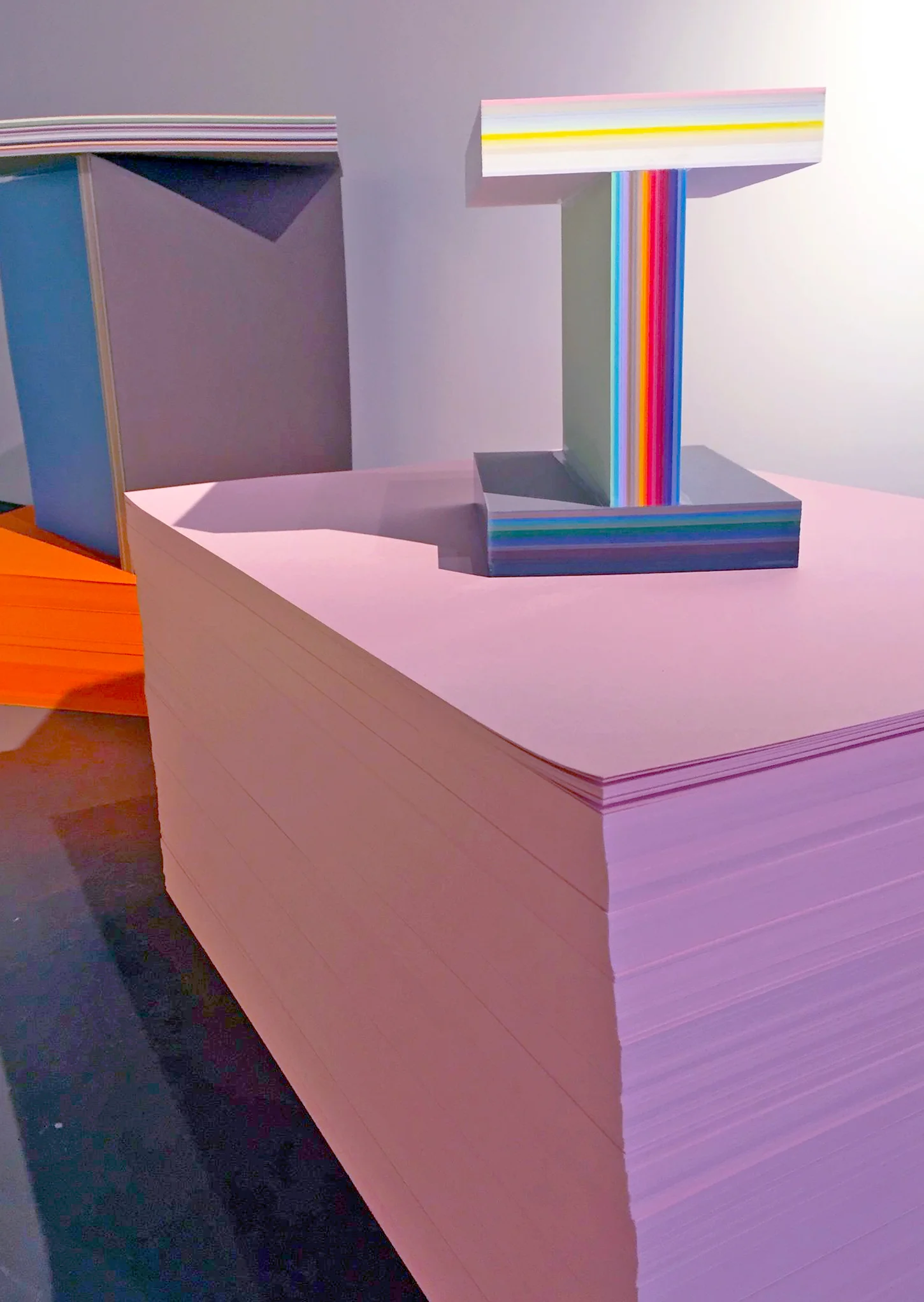 Max Lamb - "Furniture" - 35,000 gsm standard stock paper size of GF Smith Paper colourful paper furniture