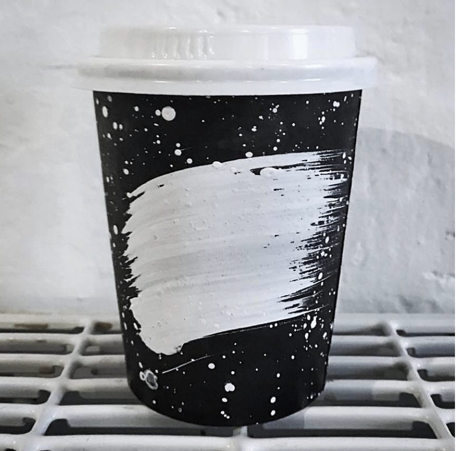 universe pattern coffee cup