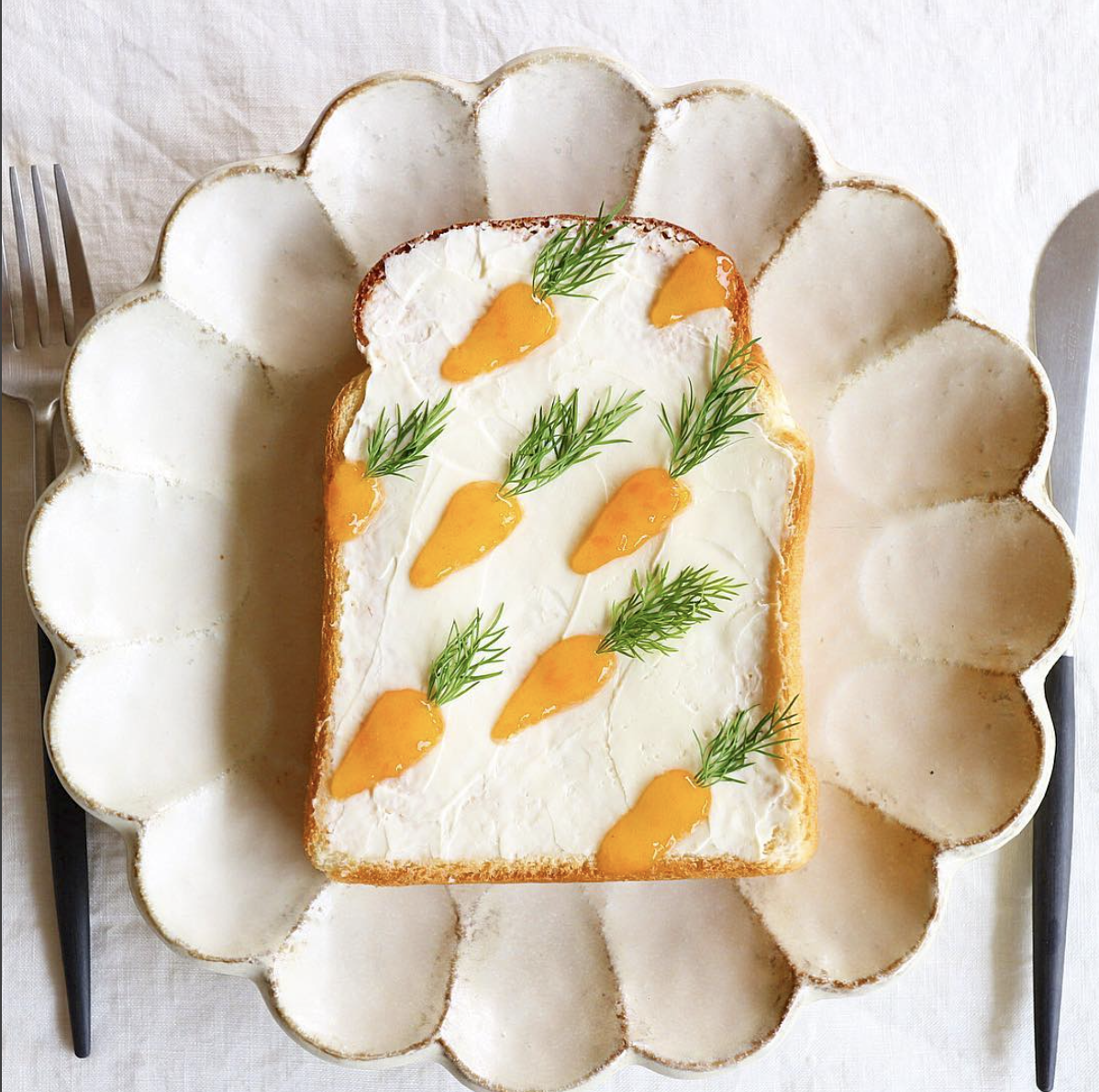 carrot toast bread