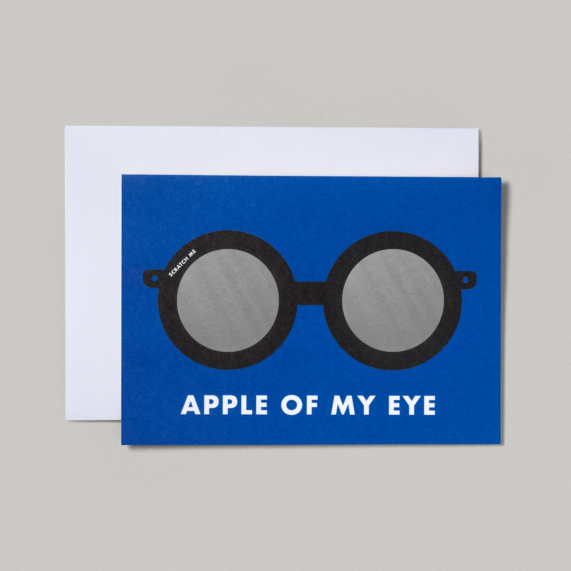 illustrated apple of my eye scratch card