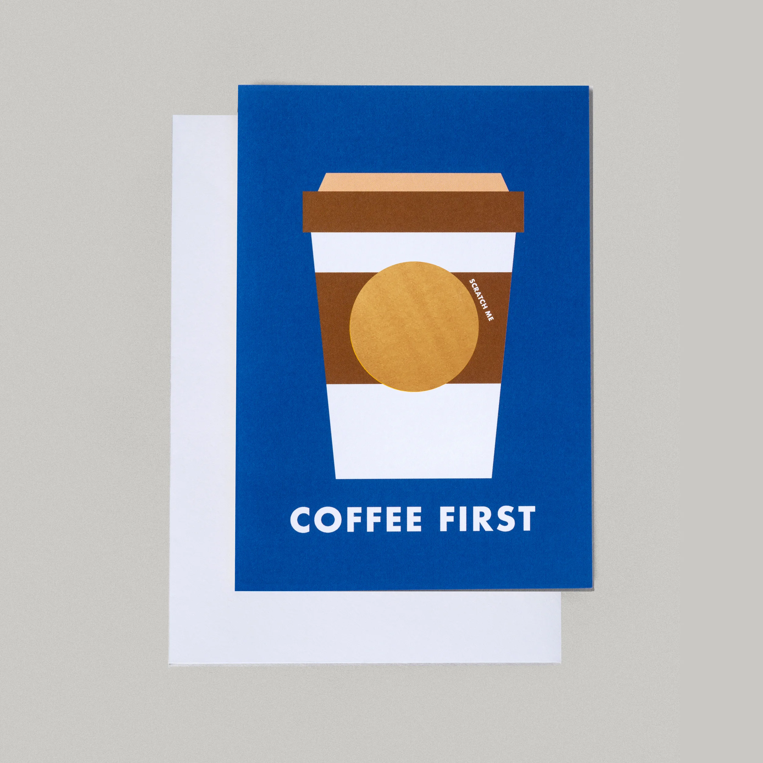 scratch off coffee lover emoji birthday card