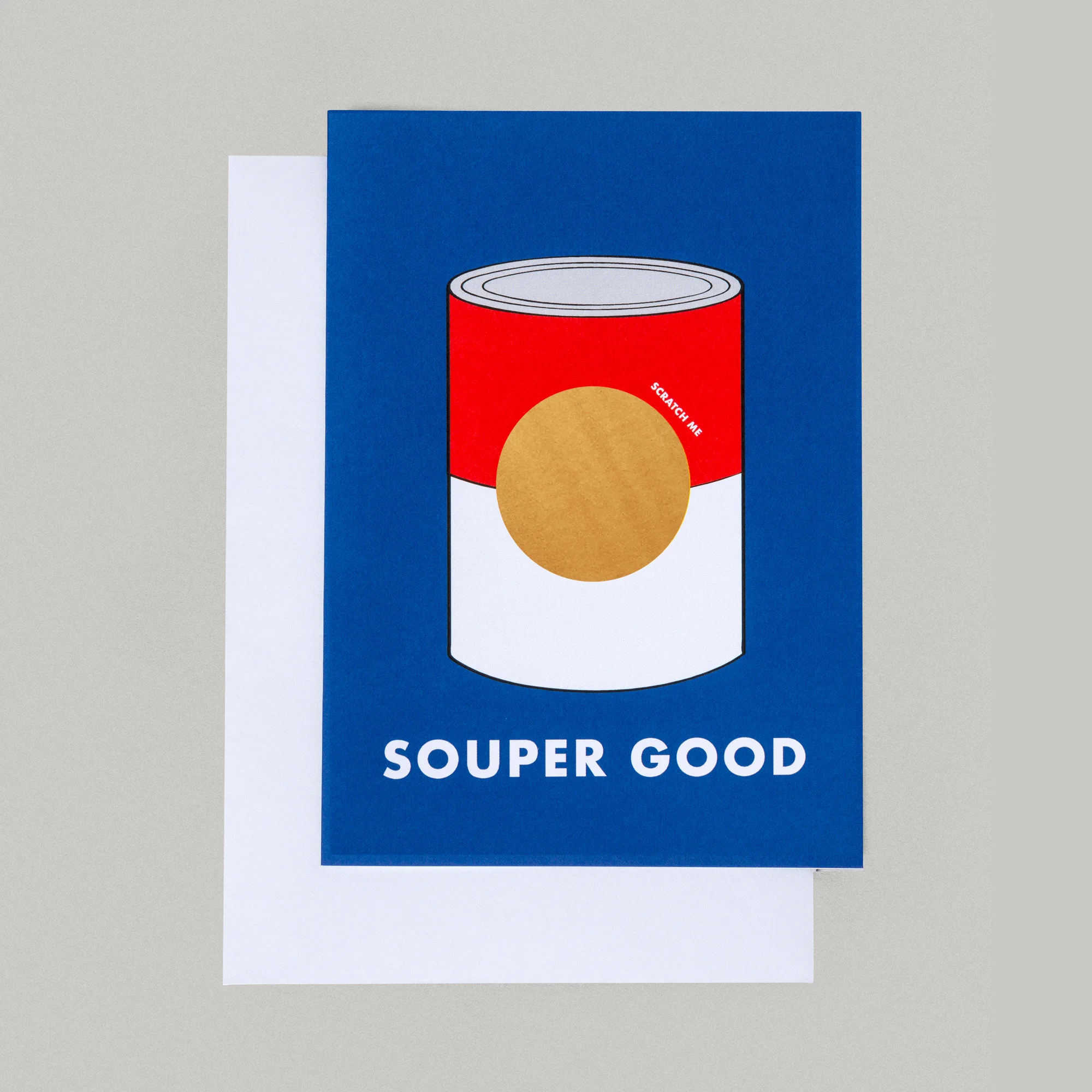 pun super good greeting card