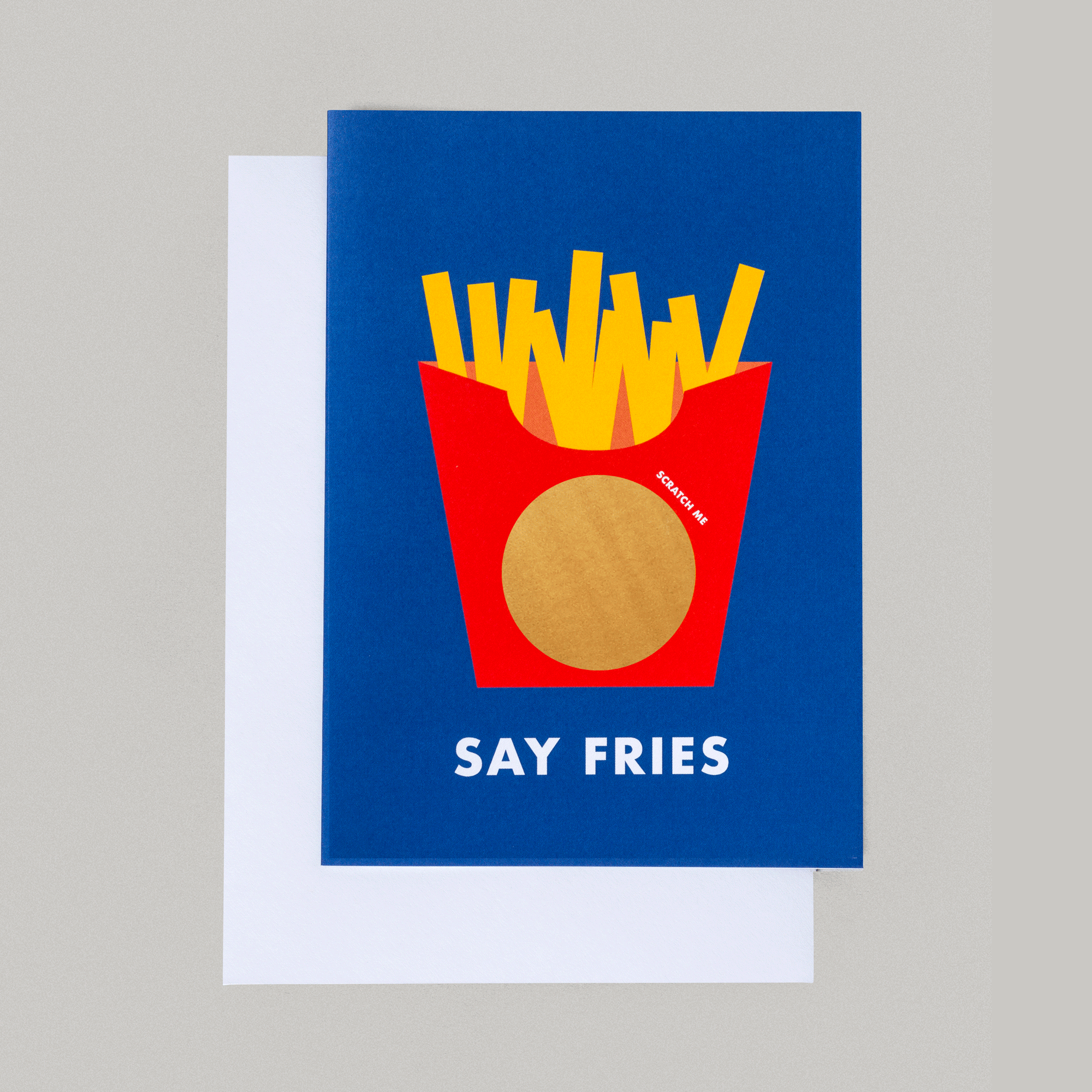 funny smiley mcdonalds french fries card