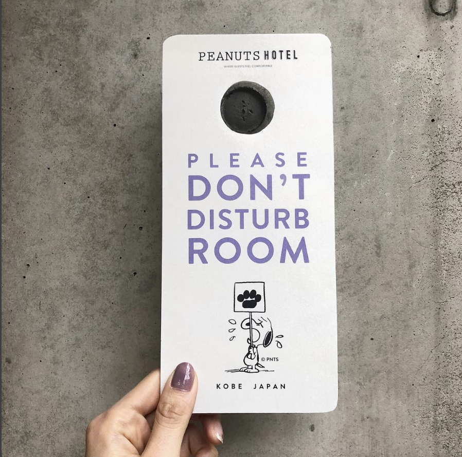 Snoopy Peanuts Hotel Do Not Disturb Graphics.png