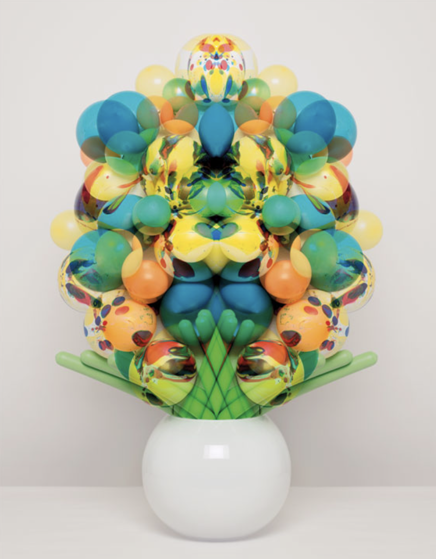 Sarah Illenberger fun balloon floral bouquets