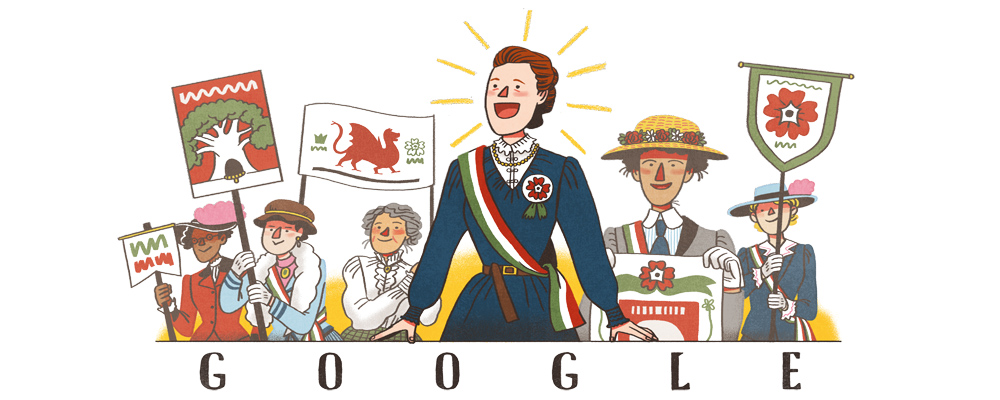 Google Doodle Dame Millicent Fawcett