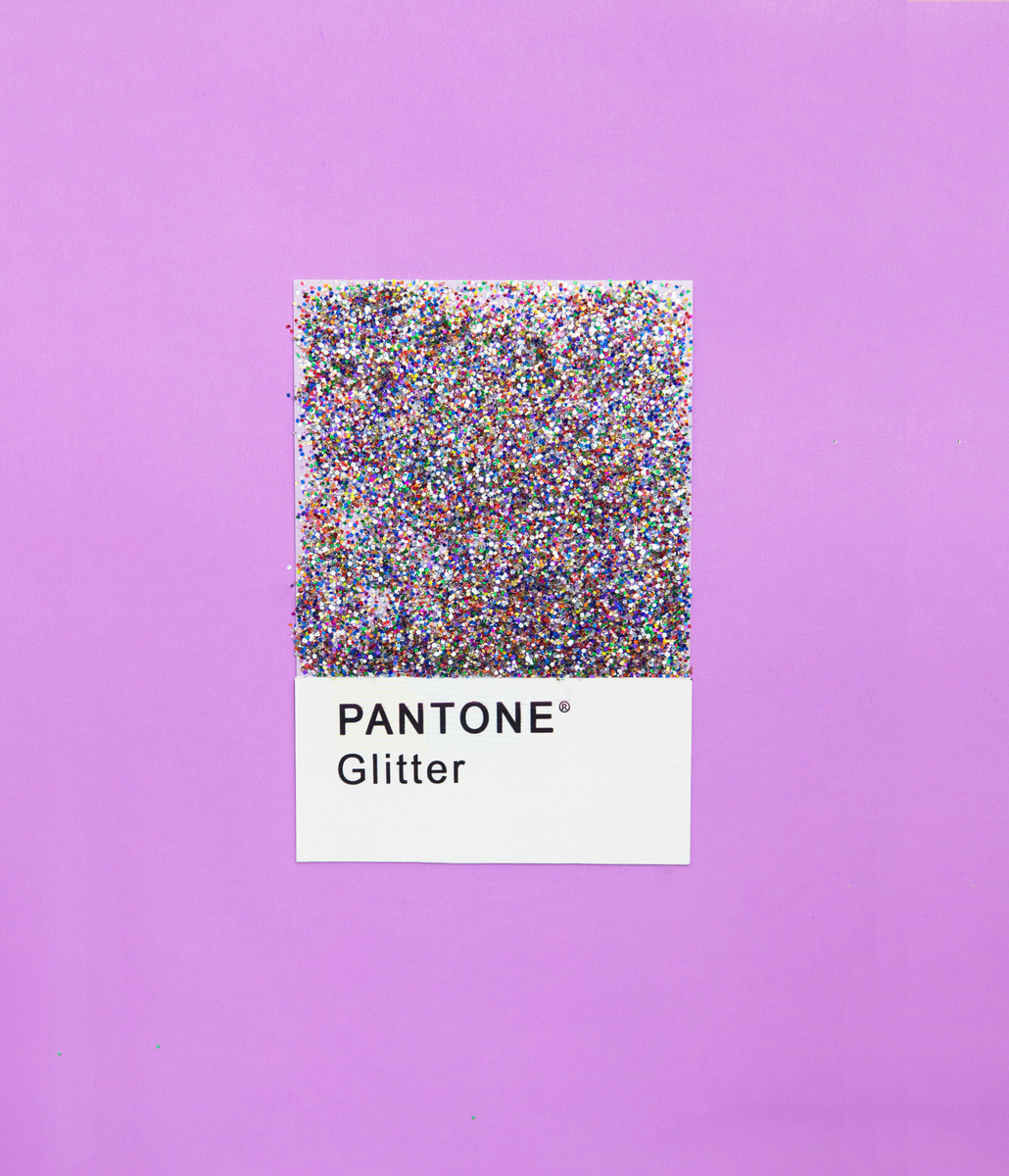 pantone glitter