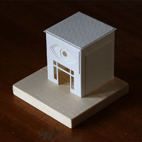 Paper Eye Moving Building.gif