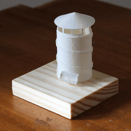 Paper Funicular Architecture Models.gif