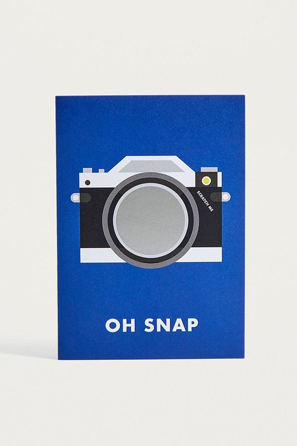 Funny Oh Snap Camera Greeting Card