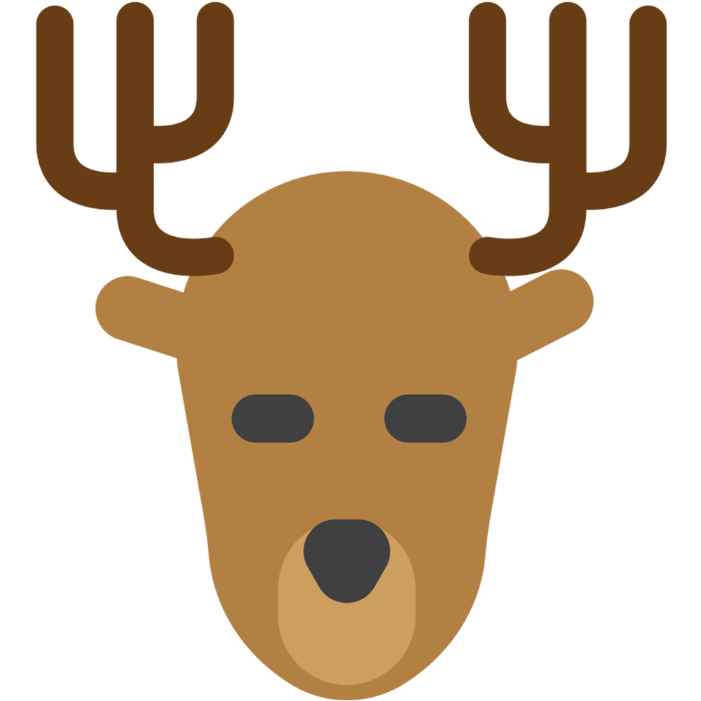 reindeer emoji