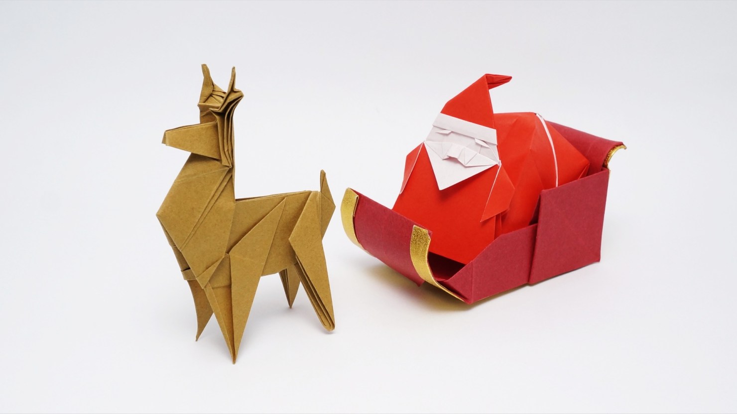 santa claus origami