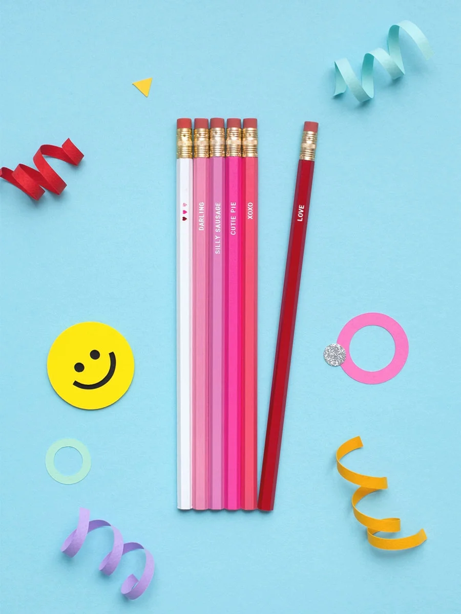 cute HB pencil set