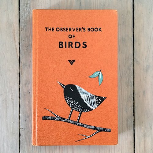 cute customised vintage book cover on birds