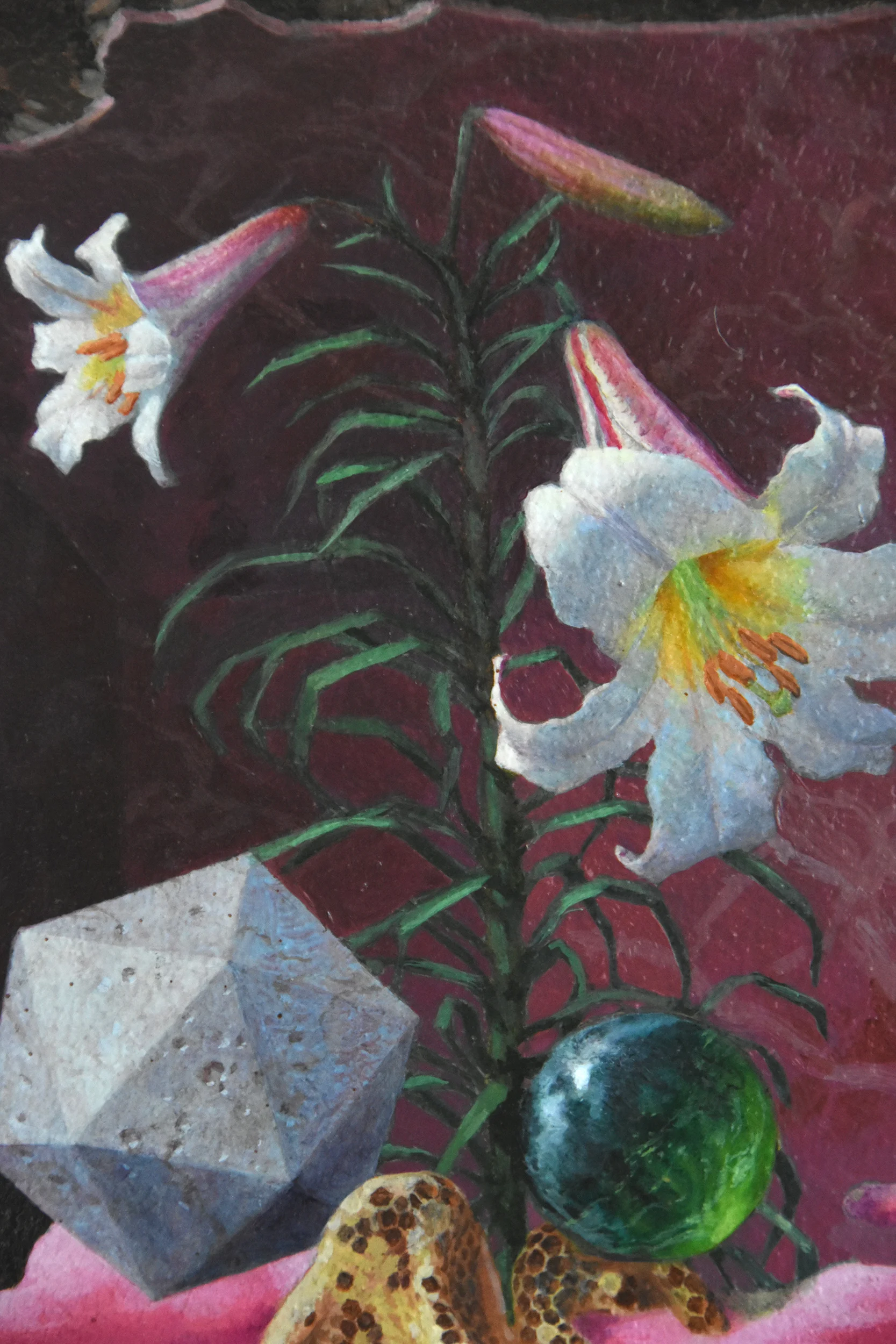 Annunciation, detail