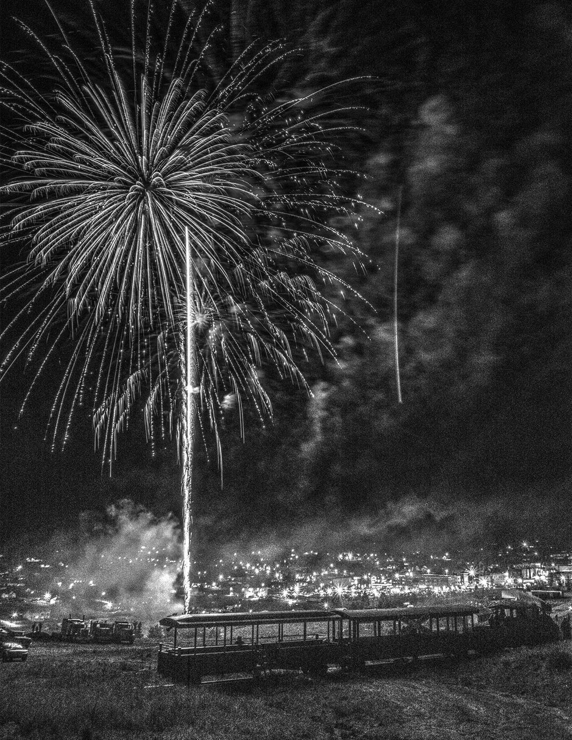 Fireworks over Cripple Creek