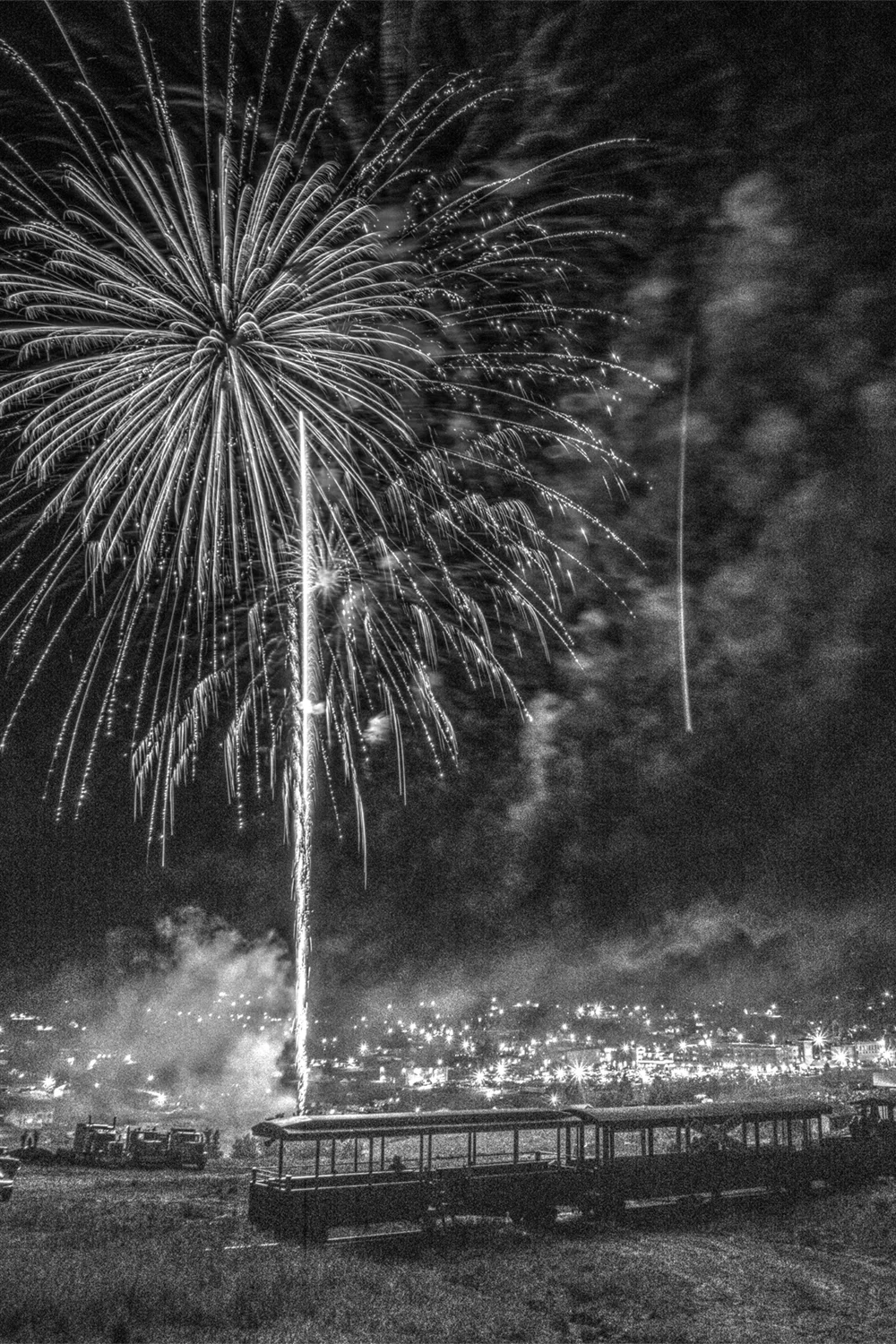 Fireworks over Cripple Creek