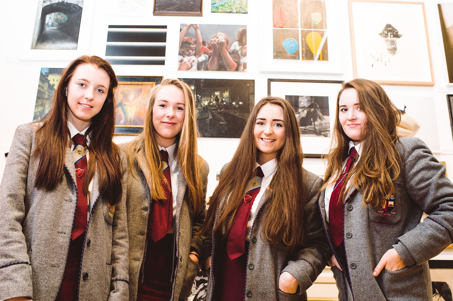 Becky Weir. Anne Henderson, Siva O'Neill, Emely Loney.