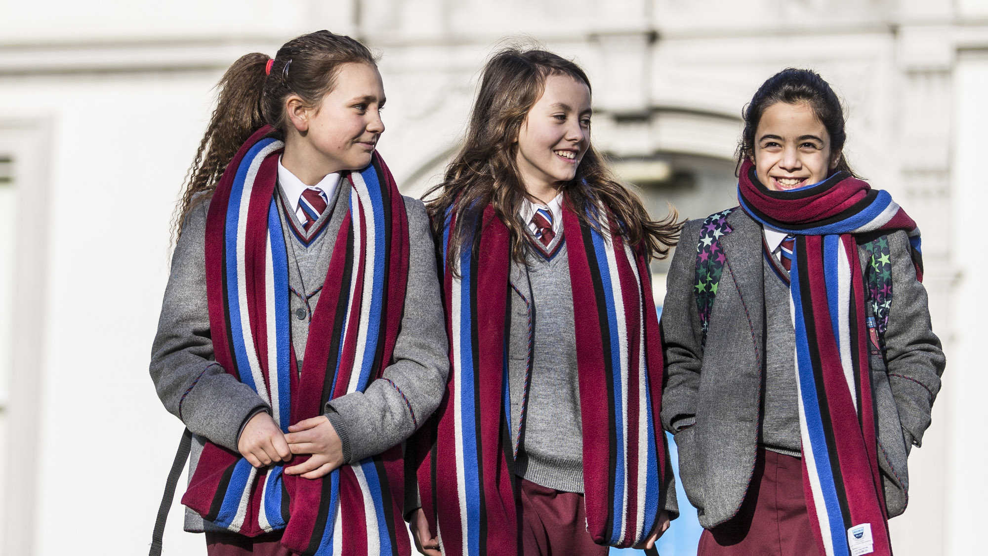 Happy Year 8 Victoria College Girls
