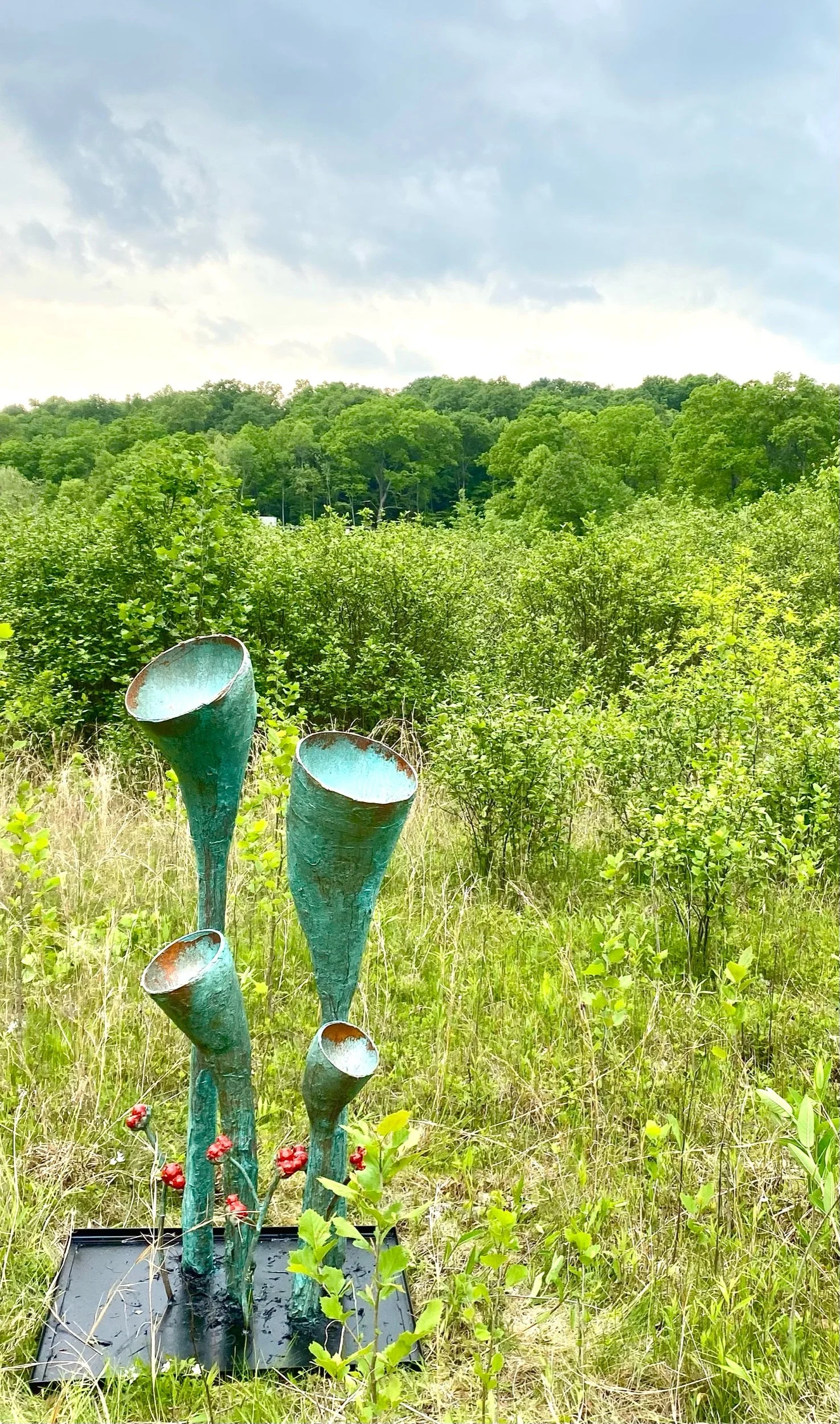 Pixie Cup Lichen Sculpture, 2023