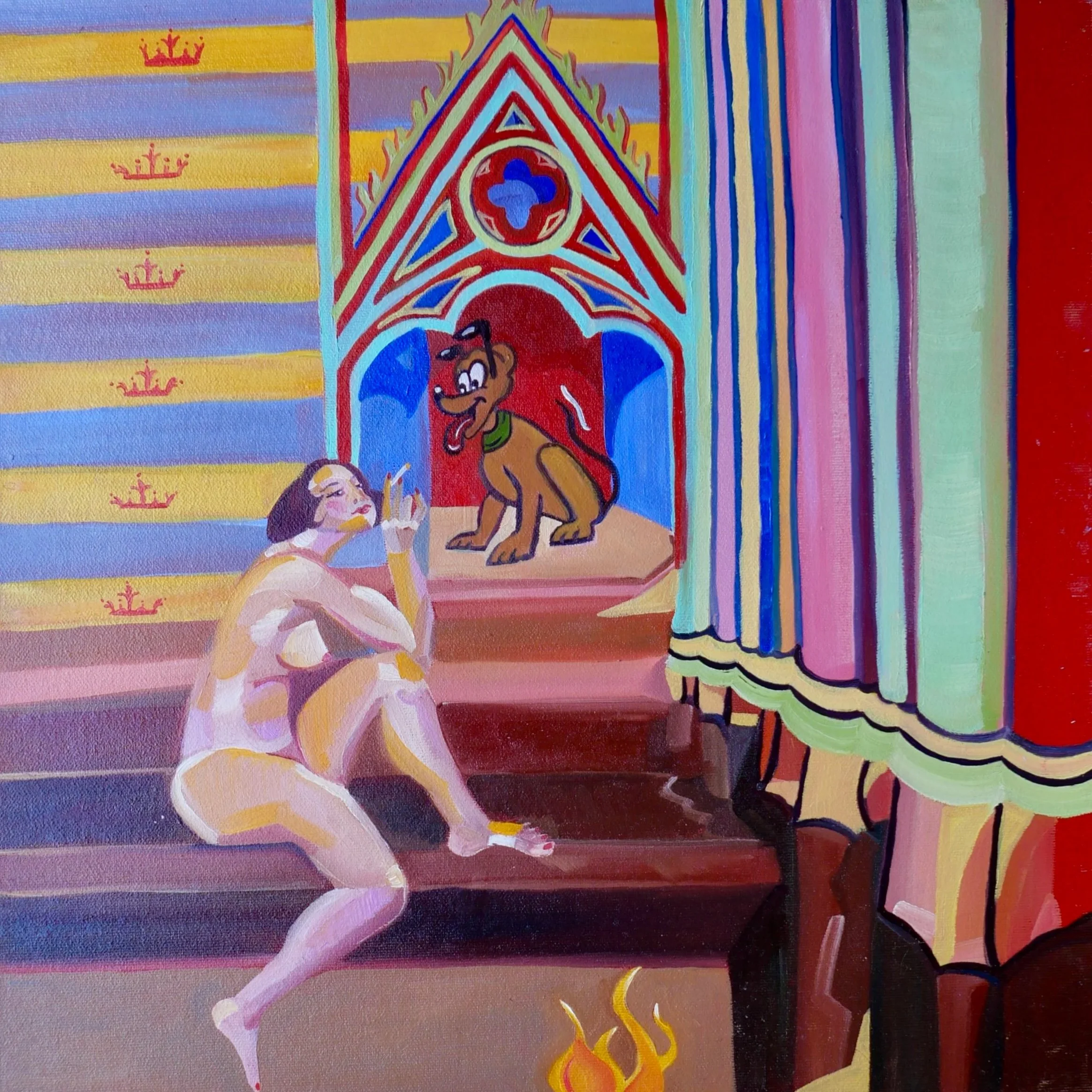 A light in Notre Dame 