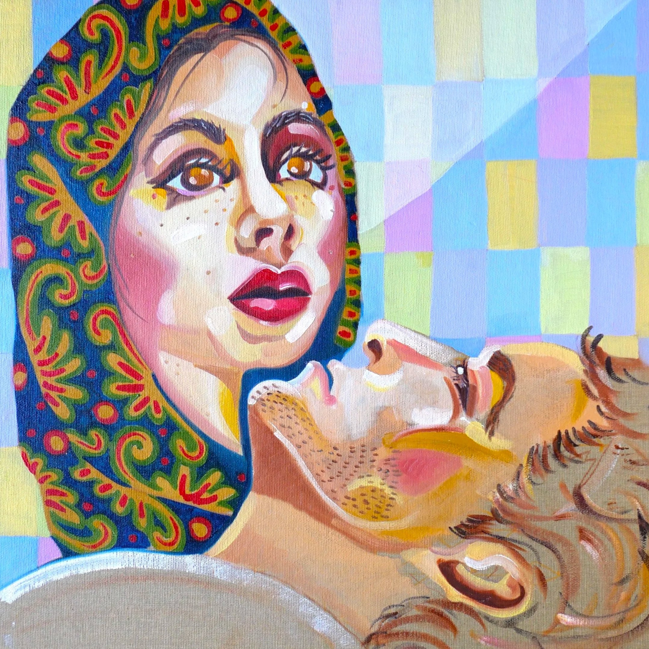  16” x 16”   oil painting on canvas 