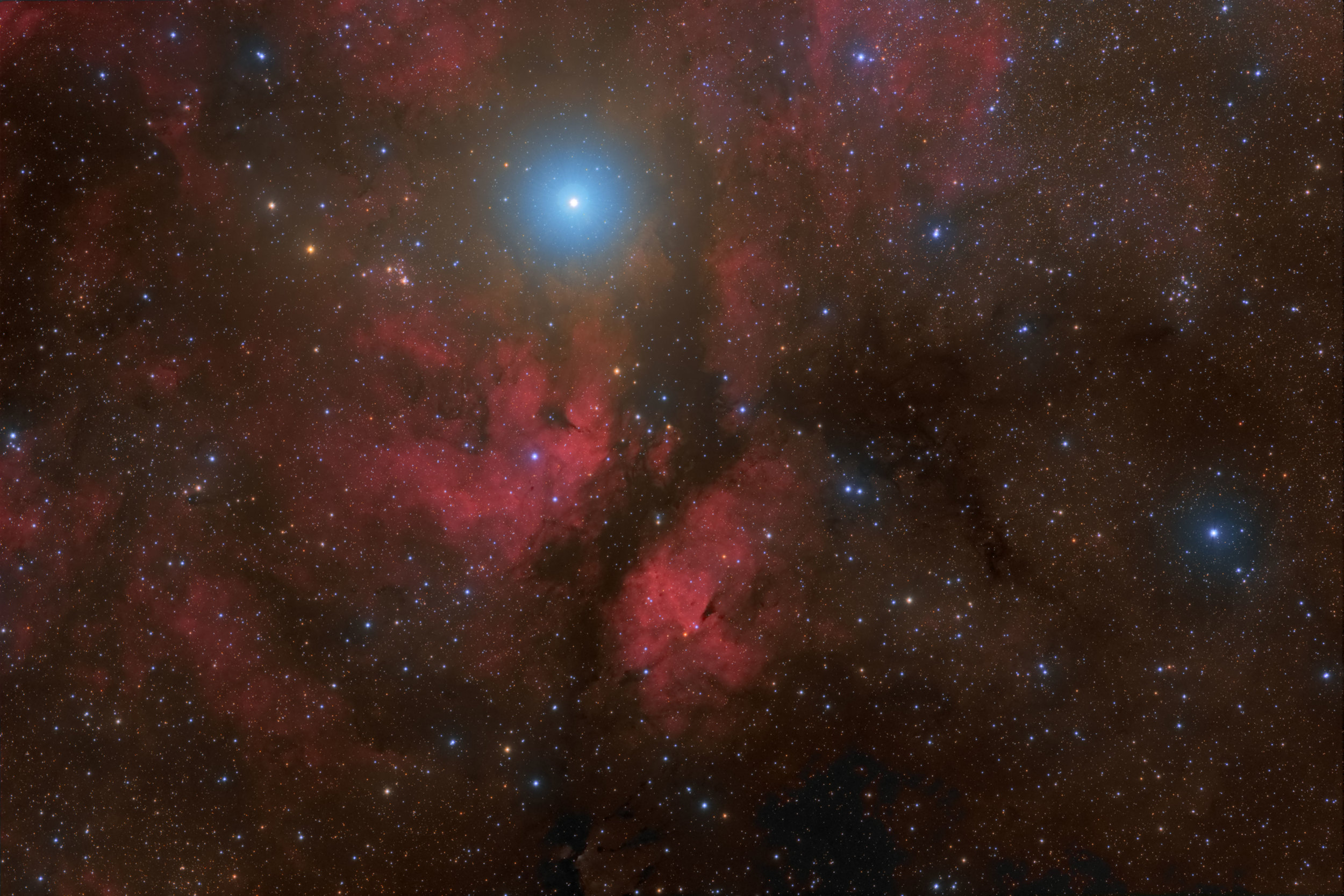IC 1318 - Sadr Region/The Gamma Cygni Nebula