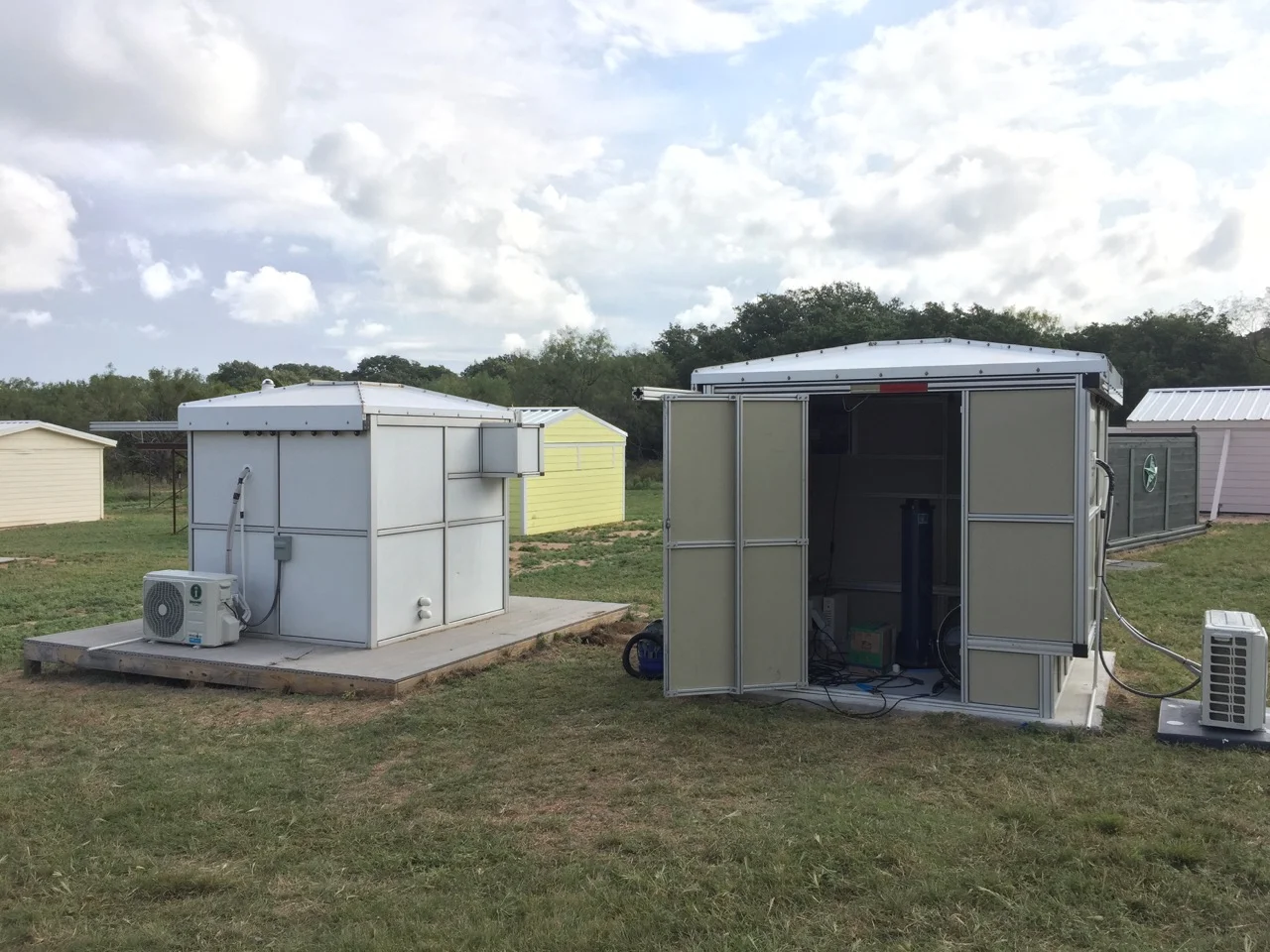 A/Cs installed and other equipment getting installed.