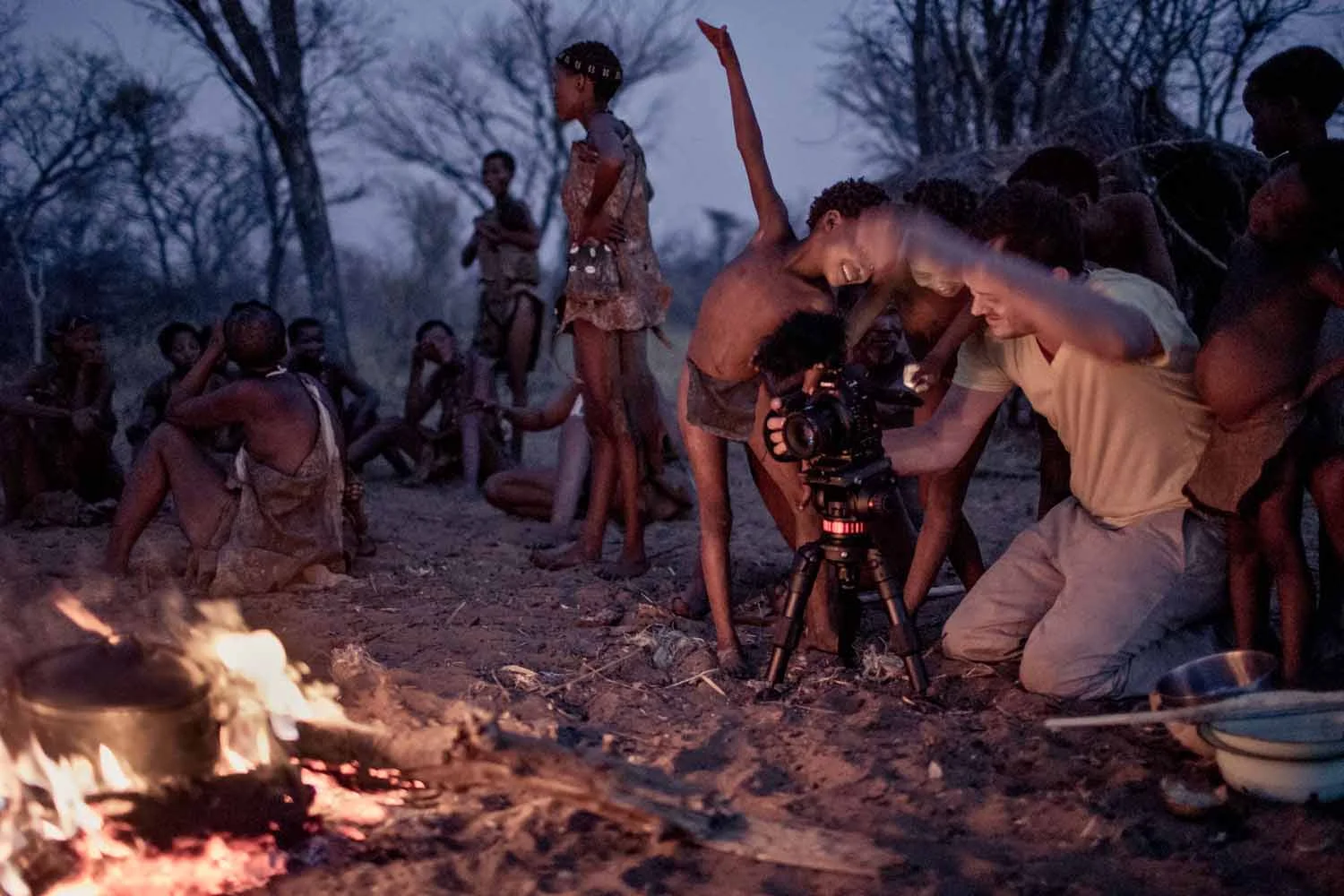 Patrick Moreau, of Stillmotion , filming in Nambia for #standwithme .