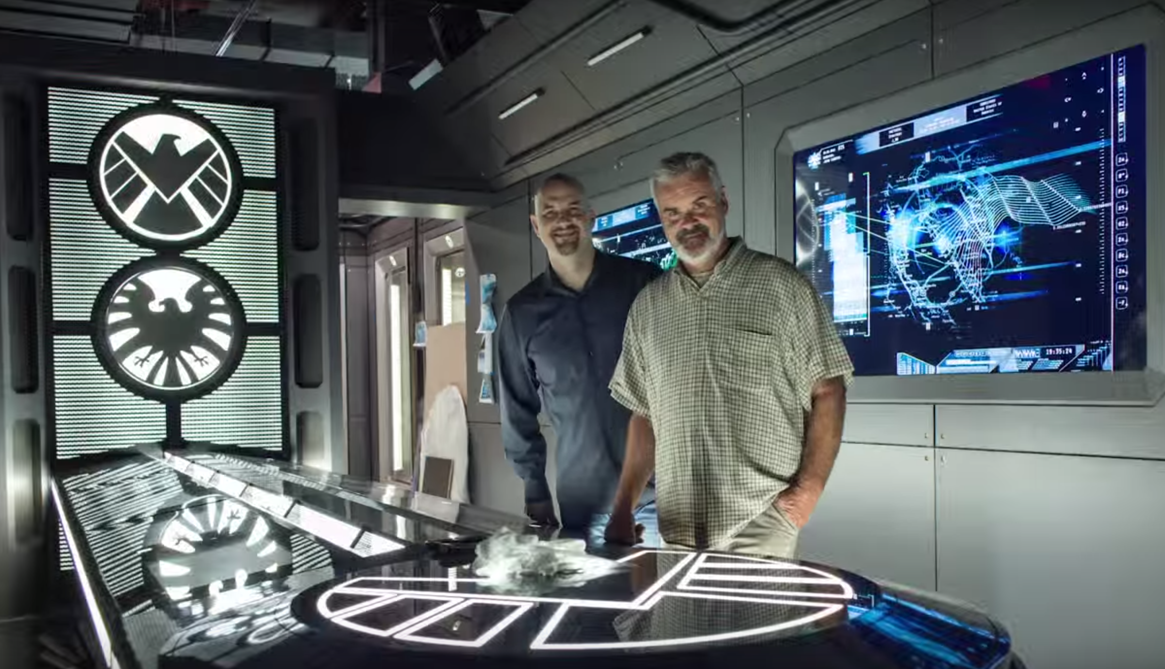 Marvel Avengers S.T.A.T.I.O.N exhibition: Mark Edward Lewis, audio supervisor, and Frank Serafine, senior sound designer. Learn from both masters of sound at the Sound Advice Tour.