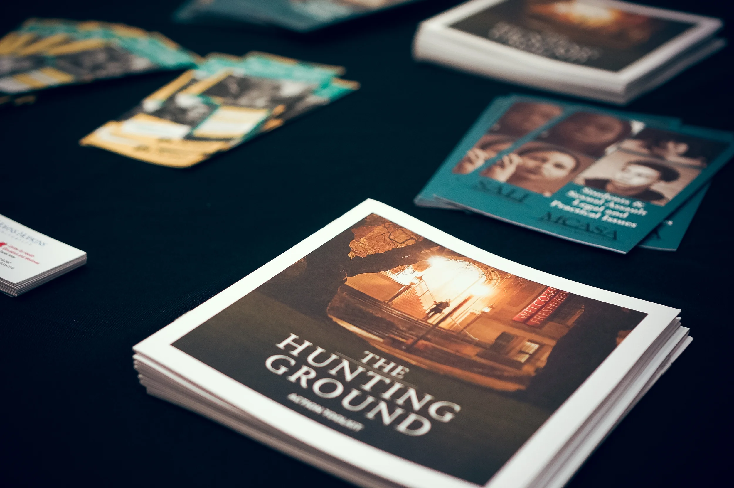 Fliers for The Hunting Ground