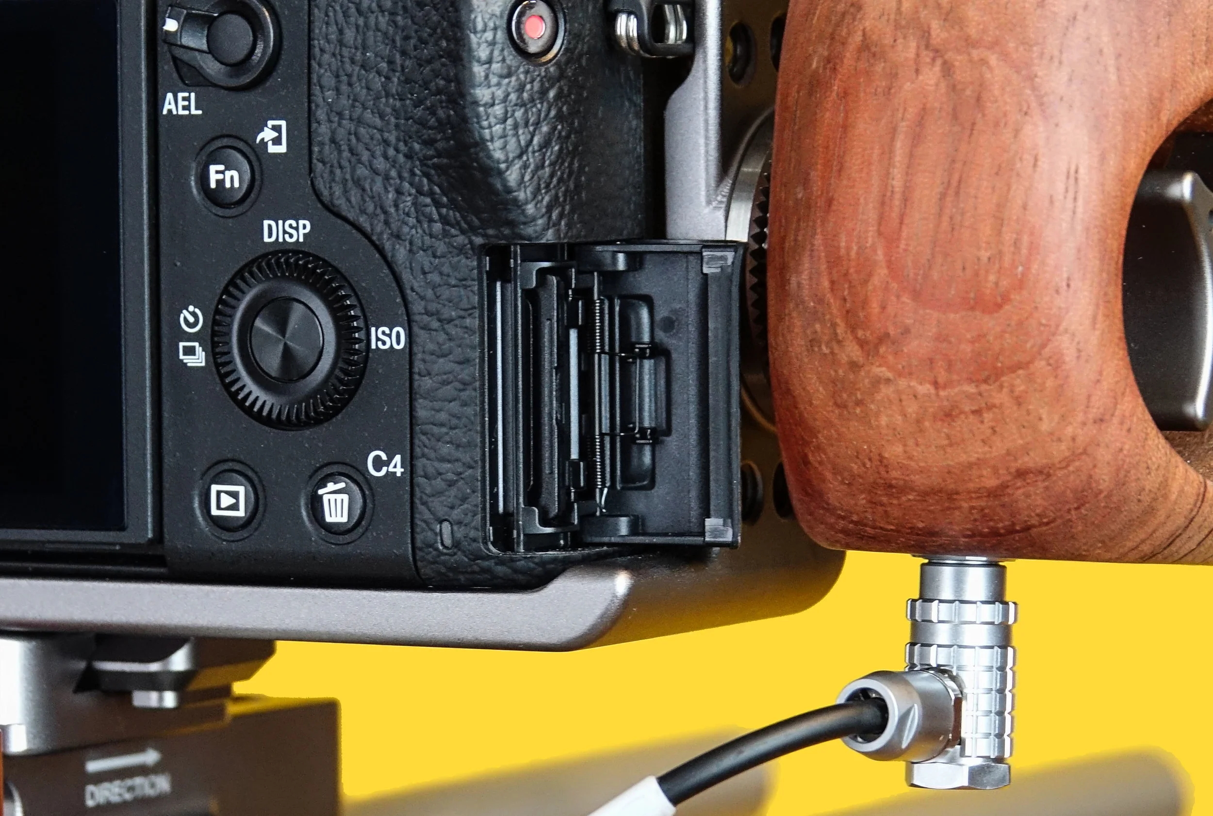 Swap out SD cards while staying locked in