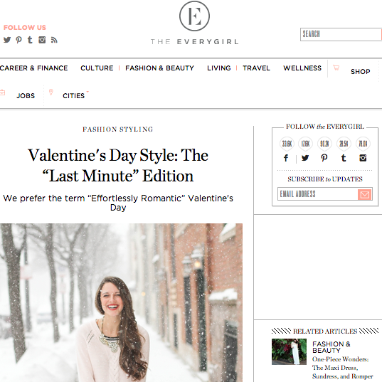 The Everygirl, Valentine's Day Style