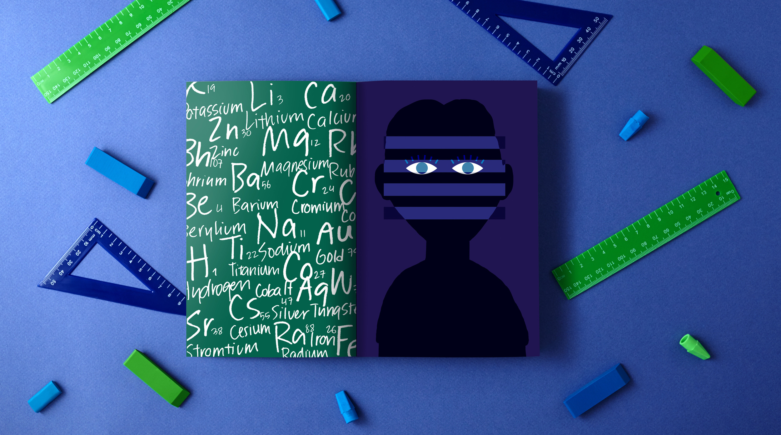 Cover design, illustration & lettering by Isabel Urbina Peña