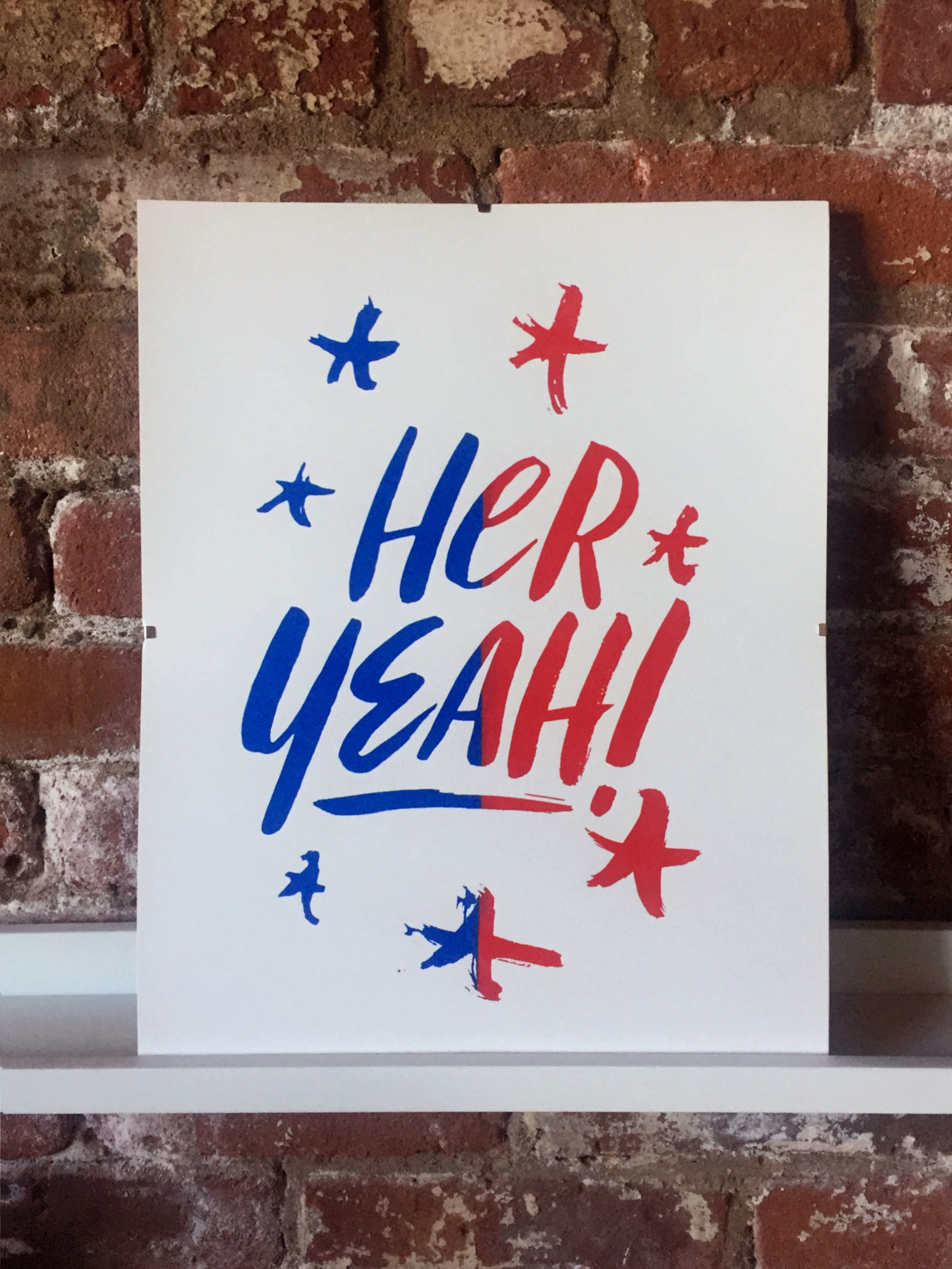 Her Yeah! Print