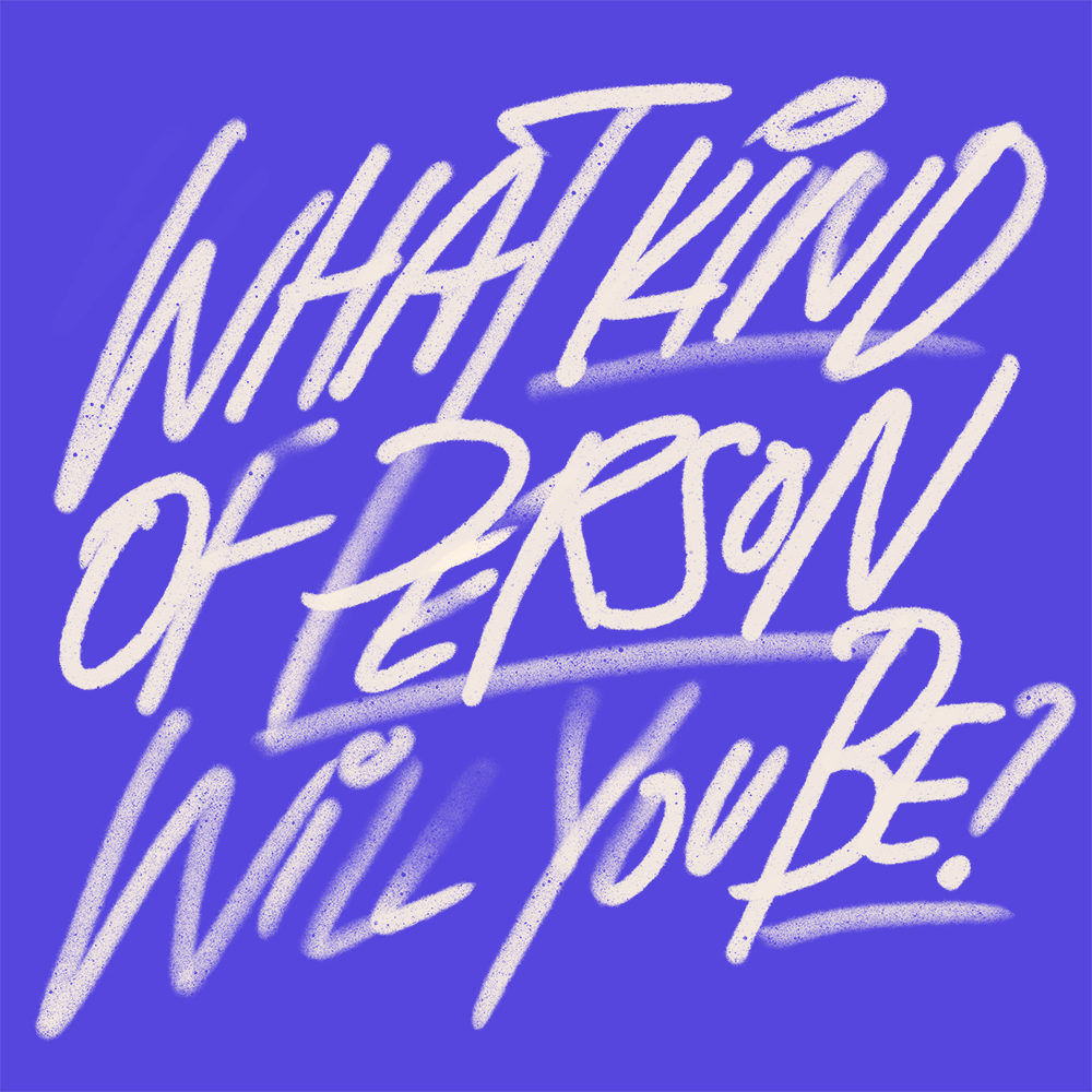 KIND OF PERSON PRINT