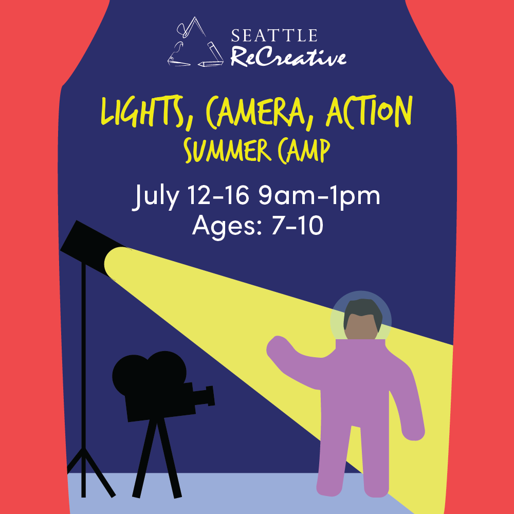 Lights, Camera, Create! Summer Camp July 12-16
