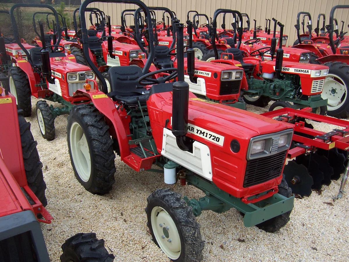 Yanmar YM 1720D 20 hp, 3 cylinder diesel, 4wd, powershift transmission with ROPS (roll over protective structure). Built in 1982 and 1983. $6,299 $5,299 2WD