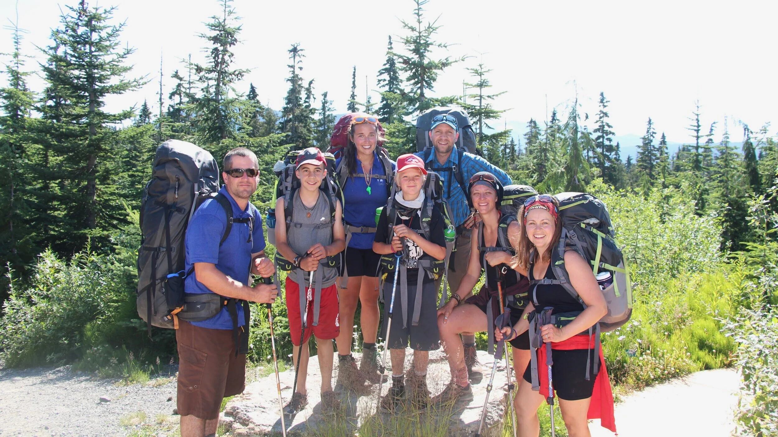 group backpacking trips