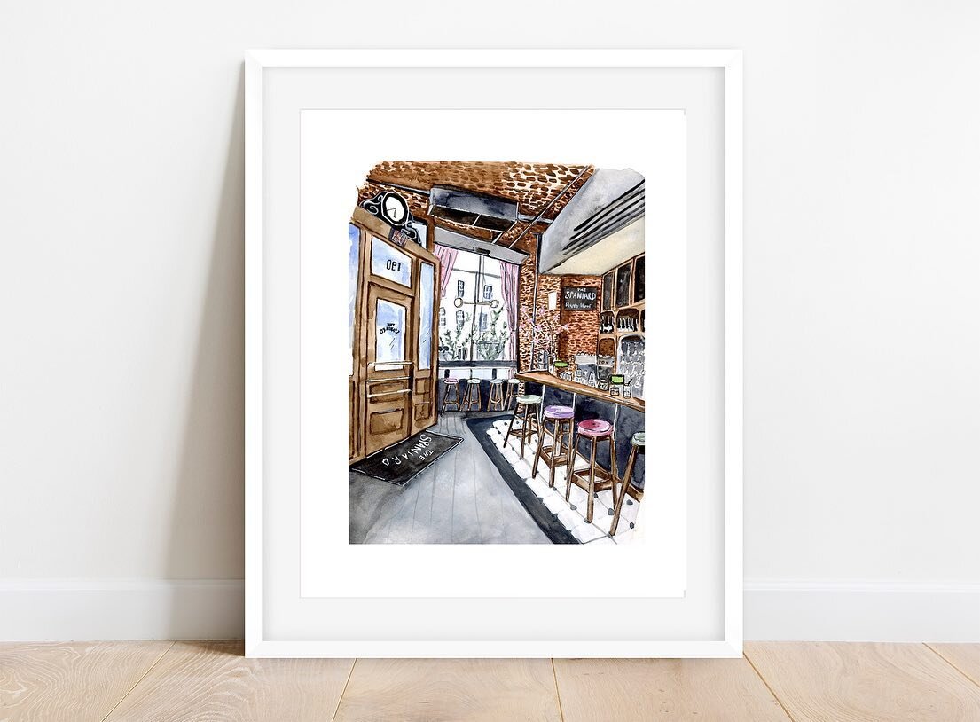 New NYC Prints! The Spaniard (interior) Stumble Inn! 

Last Day to order for Christmas Delivery is December 12!