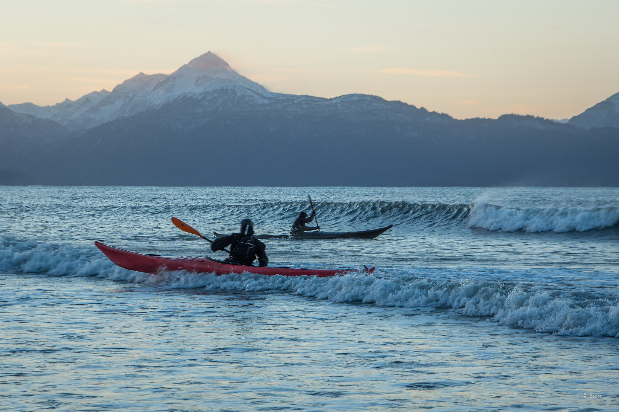 Sea Kayak Surfing