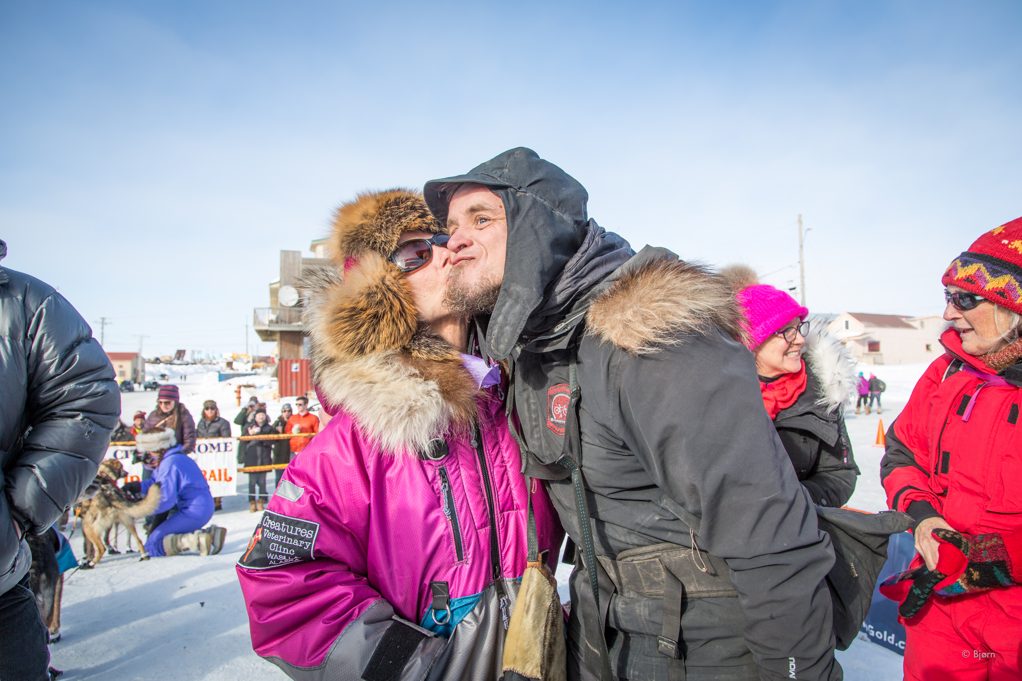 In 2014, I gave Deede a smooch in Rohn; this year she kissed me under the arch. Ti amo, Deede.